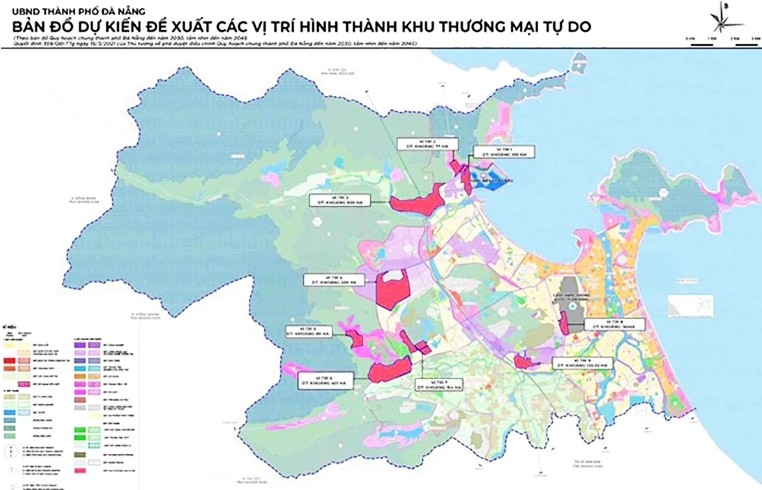 Perspective view of the Da Nang Free Trade Zone