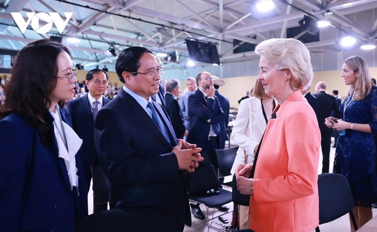 PM Pham Minh Chinh meets with President of the European Commission (EC) Ursula von der Leyen