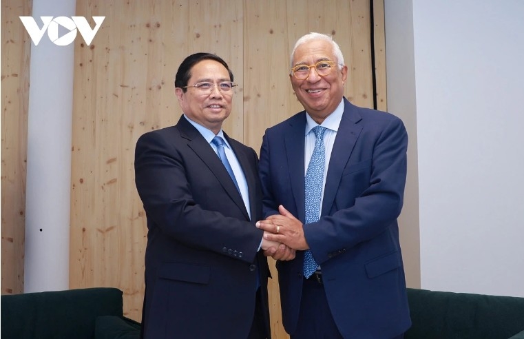 PM Pham Minh Chinh and President of the European Council Antonio Costa