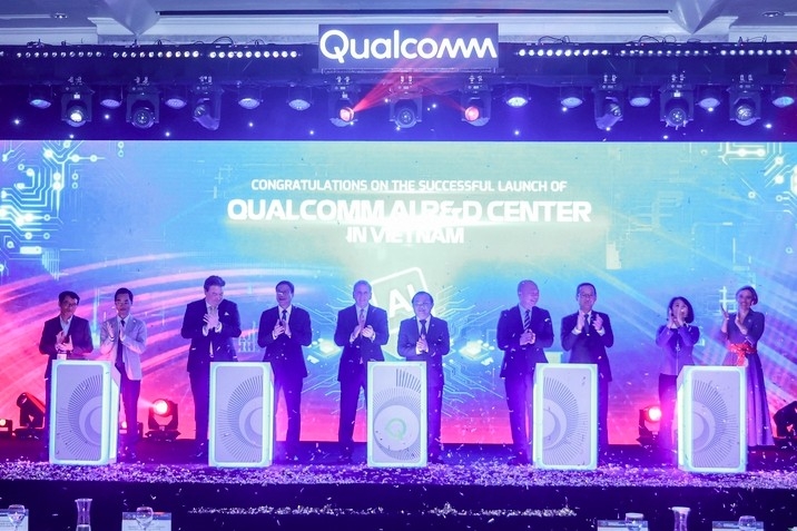 US chipmaker Qualcomm officially launches a new AI R&amp;D centre in Vietnam (Photo: tuoitre.vn)