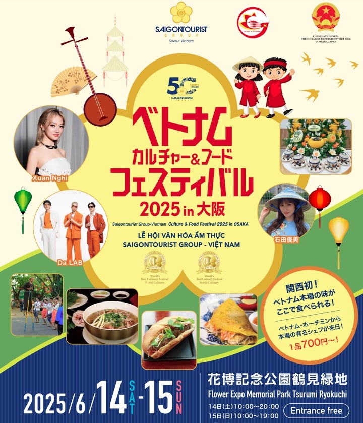 Vietnamese food and culture take center stage in Osaka this June (Photo: tuoitre.vn)