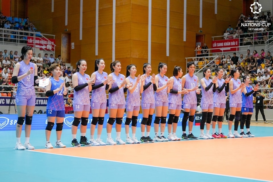 Vietnamese women’s volleyball team in strong form at AVC Nations Cup (Photo: Volleyball Federation of Vietnam)