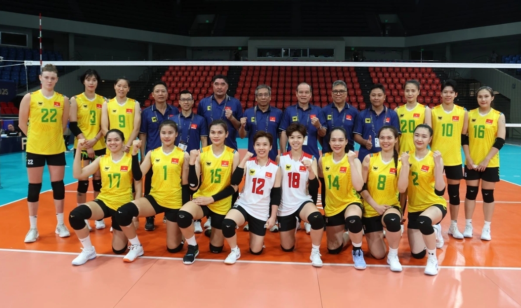 Vietnamese women's volleyball team reach their highest-ever position in the FIVB world rankings (Photo:AVC)