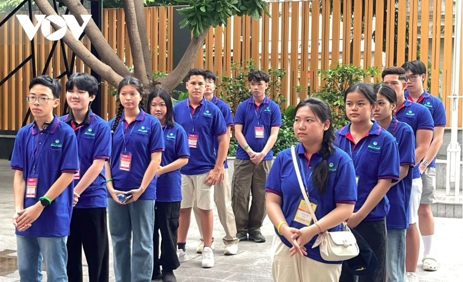 Camp participants attend the 18th overseas Vietnamese youth summer camp in 2025