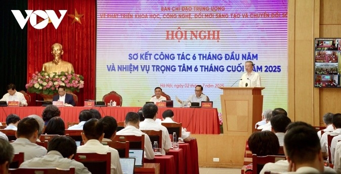 General Secretary To Lam chairs the midterm review meeting on implementation of the Politburo's Resolution 57