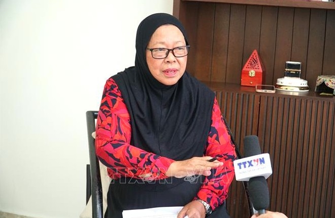 Professor Ruhanas Harun of the Department of International Relations, National Defence University of Malaysia (Photo:VNA)