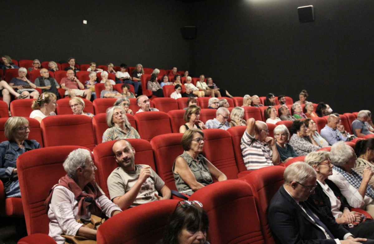 French audience at the documentary screening. (Photo published by VNA)