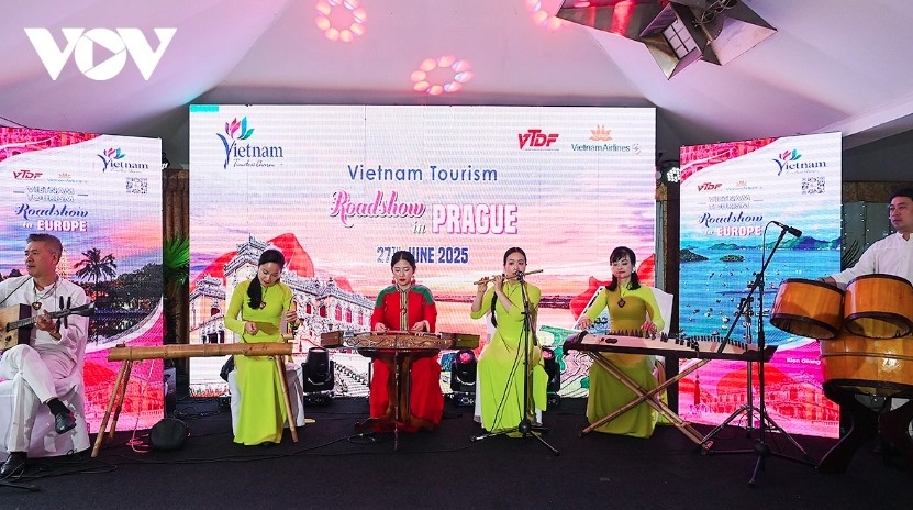 Vietnamese artists perform at the event