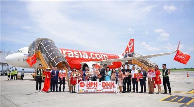 AirAsia launches Hai Phong – Bangkok direct route on July 16. (Photo: VNA)