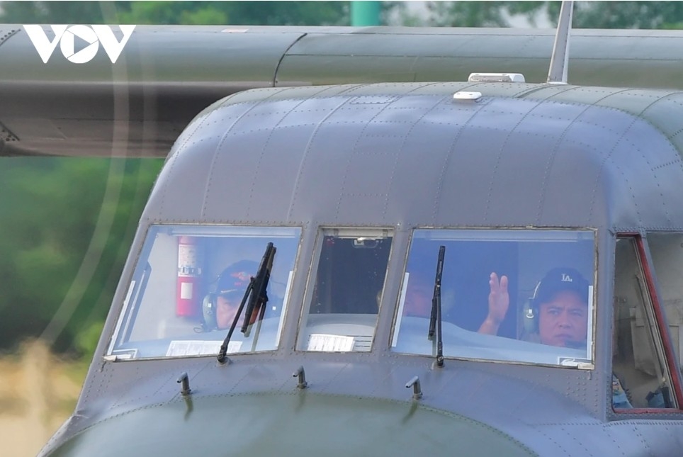 Pilots ready aircraft for takeoff after final checks