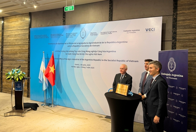 Argentina inaugurated its Agricultural and Industrial Office in Vietnam on July 1. (Photo: congthuong.vn)