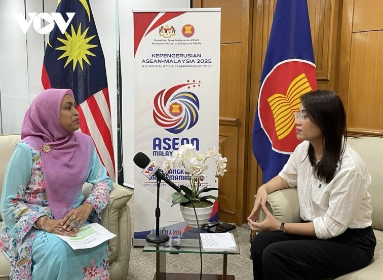 Malaysian Ambassador to ASEAN Sarah Al Bakri Devadason appreciates Vietnam’s support and cooperation during Malaysia’s 2025 ASEAN Chairmanship.