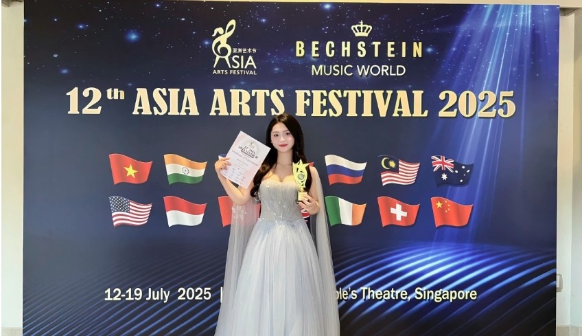 Nguyen Thanh Chuc wins top prize at Asia Arts Festival 2025