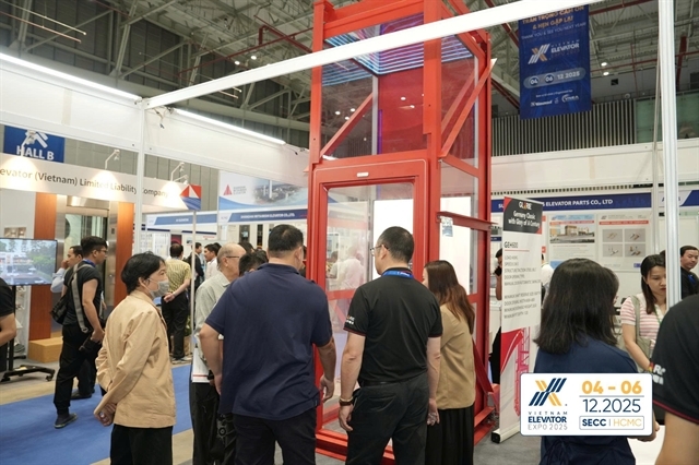 Visitors attend the Vietnam Elevator Expo in 2024. (Photo courtesy of the organisers)