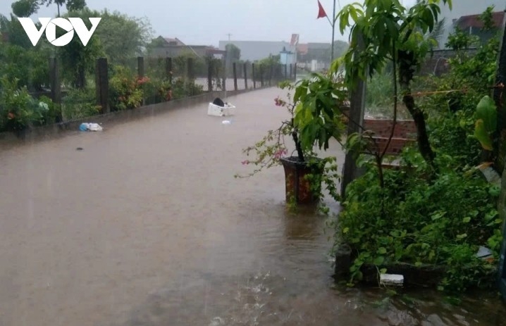 Heavy rain causes flooding in numerous areas of Ninh Binh province