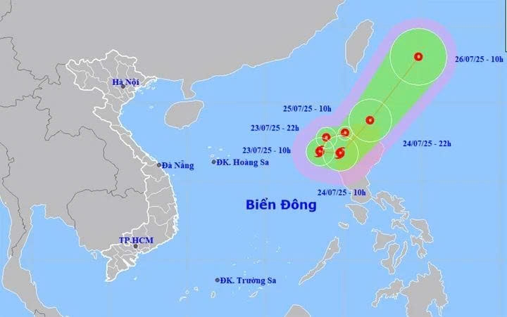 A new storm is likely to form in the East Sea on July 24