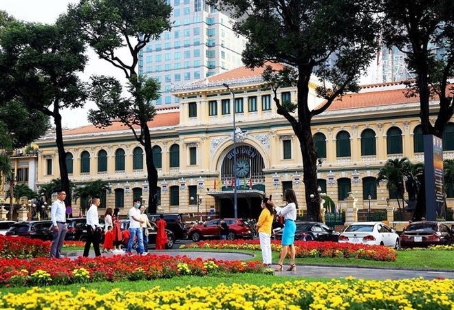 Central Post Office - a major tourist attraction in Ho Chi Minh City. (Photo: VNA)