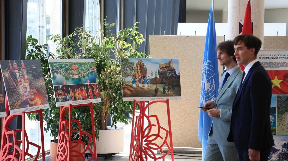 A photo exhibition featuring Vietnam’s identity, humanity and integration opens at the United Nations Office in Geneva, Switzerland, on June 30.