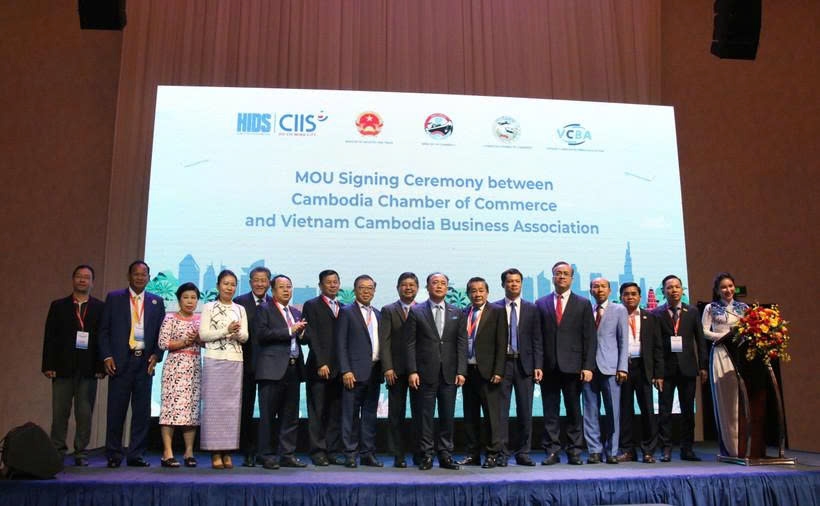 The Vietnam–Cambodia business connectivity conference held in Ho Chi Minh City on July 15 aims to boost trade and investment between the two economies. (Photo: VNA)