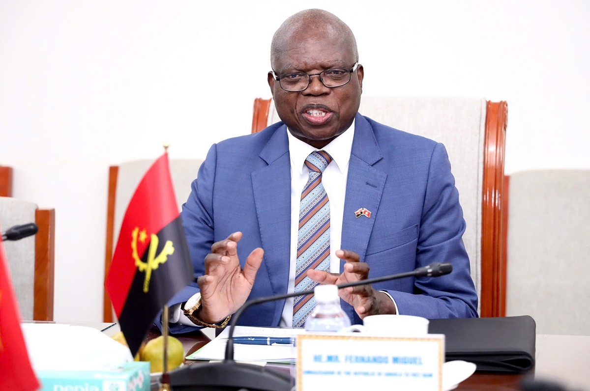 Angola’s Ambassador to Vietnam Fernando Miguel. (Photo: MoET)