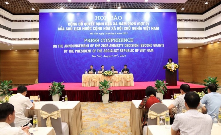 At the press conference