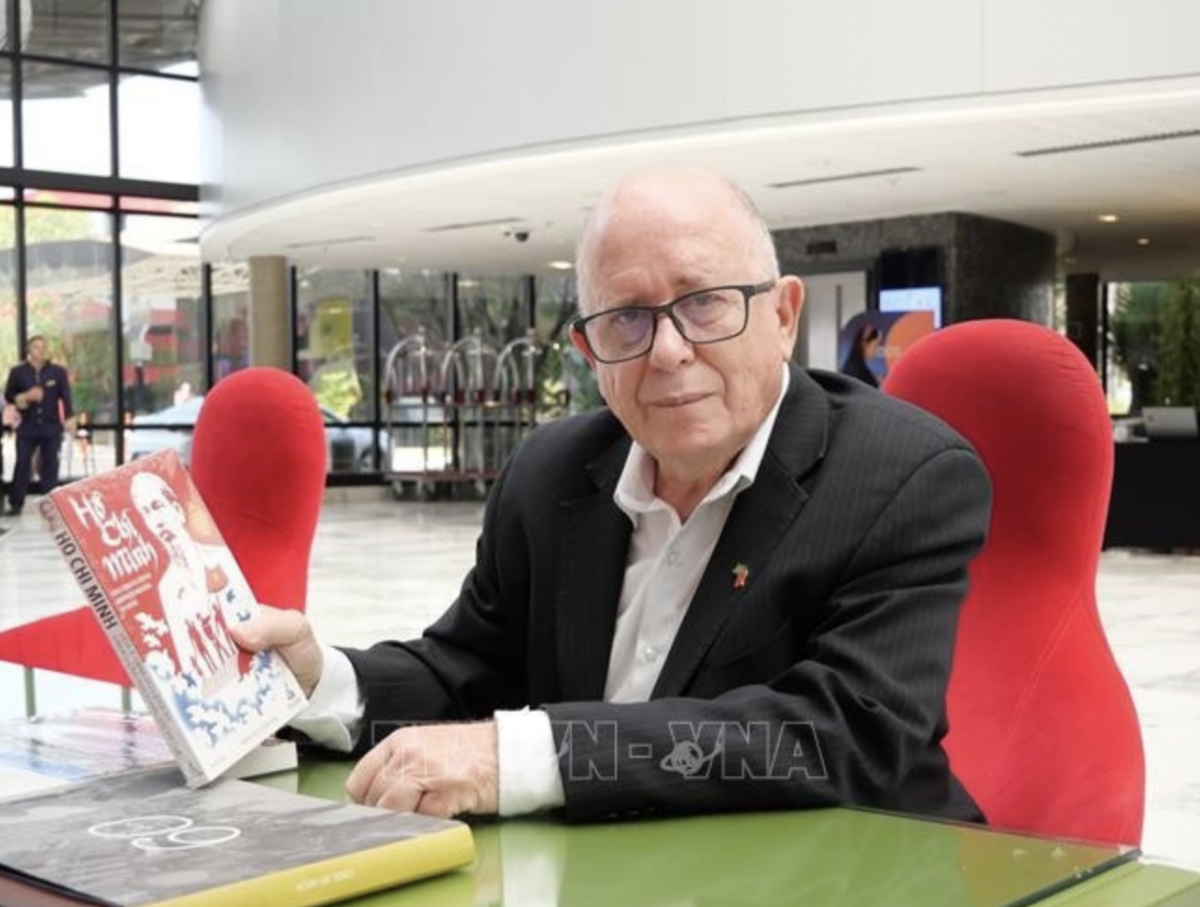 Historian Pedro de Oliveira, General Secretary of the Brazil–Vietnam Friendship Association (Photo: VNA)