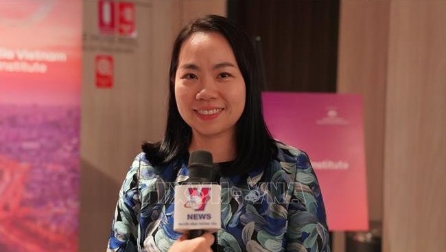 Dr. Le Thu Huong, Chair of the Australia-Vietnam Policy Institute's Advisory Board (Photo: VNA)