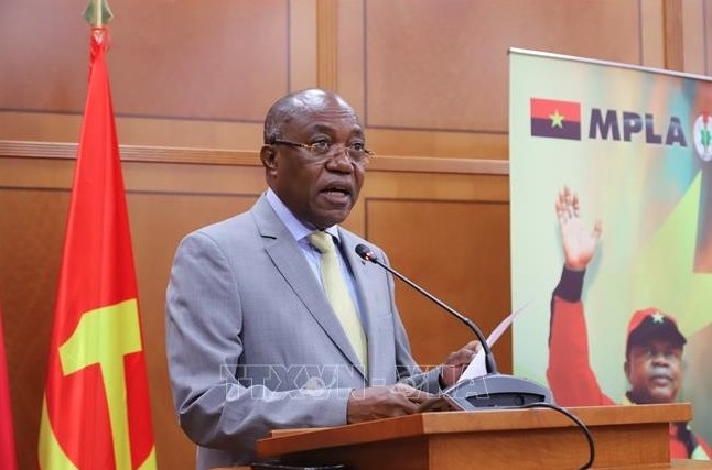 Manuel Domingos Augusto, Politburo member and Secretary in charge of external relations of the People's Movement for the Liberation of Angola (MPLA) Central Committee. (Photo: VNA)
