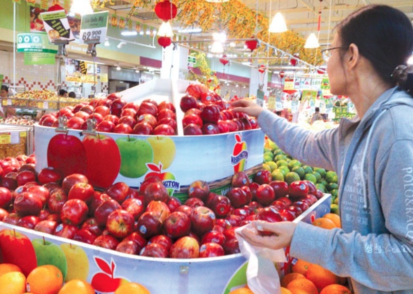 Vietnam increases imports of  fruits and vegetables from the US in the first half of the year (Photo: vietnamnet.vn)