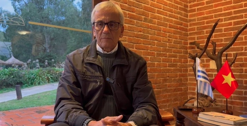General Secretary of the Communist Party of Uruguay (PCU) and Minister of Labour and Social Security Juan Castillo. (Photo: VNA)