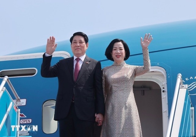 President Luong Cuong and his spouse Nguyen Thi Minh Nguyet will pay a state visit to Angola from August 6-9. (Photo: VNA)