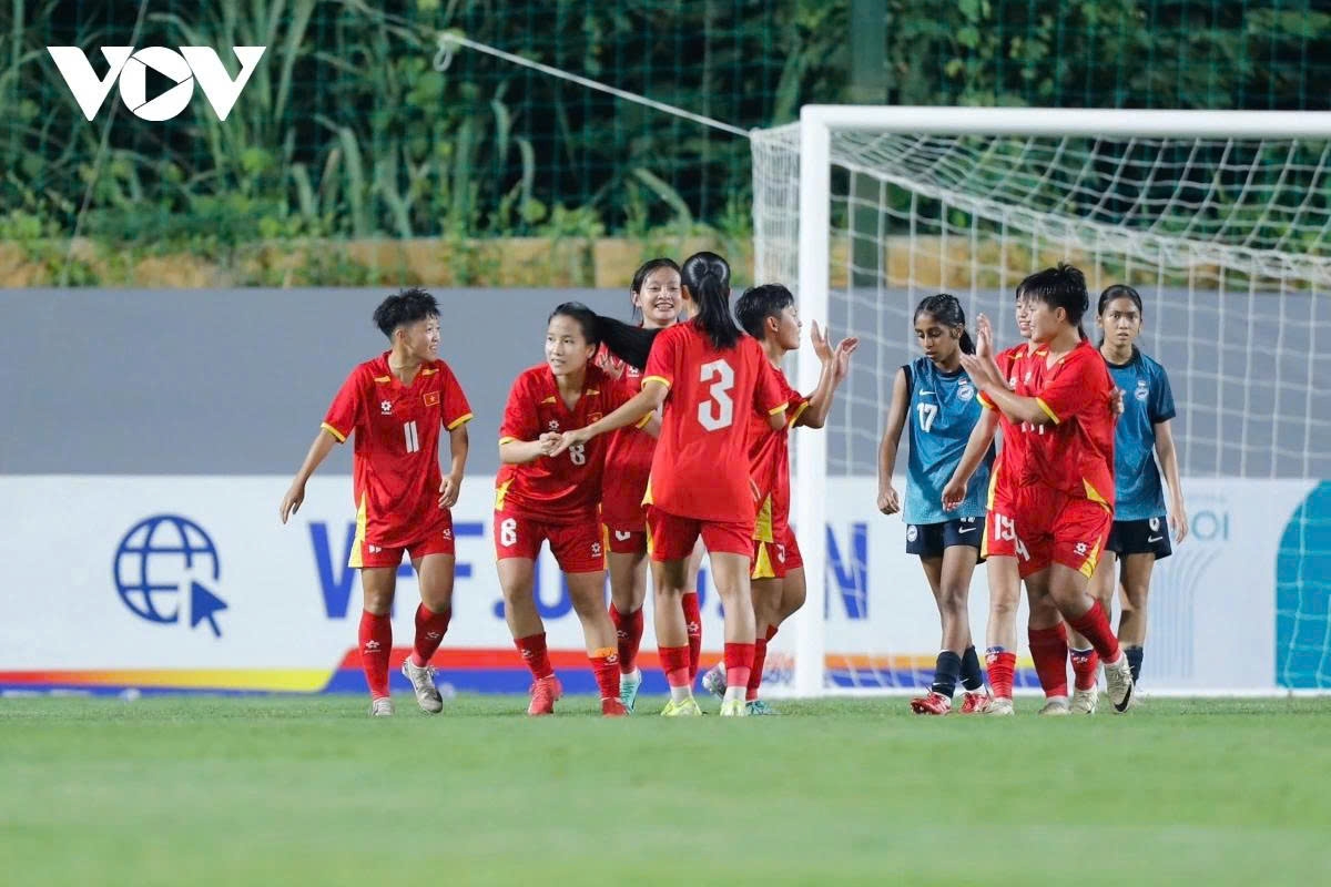 Vietnam crush Singapore 5-0 in their opening game of the 2026 AFC U20 Women's Asian Cup qualifying round on August 6