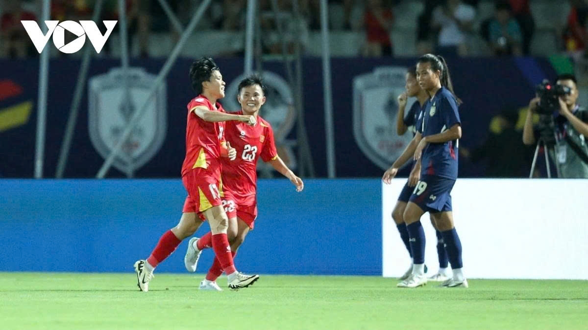 Vietnam narrowly defeat Thailand 1-0 at 2025 ASEAN Women’s Championship, climbing to the top of Group A