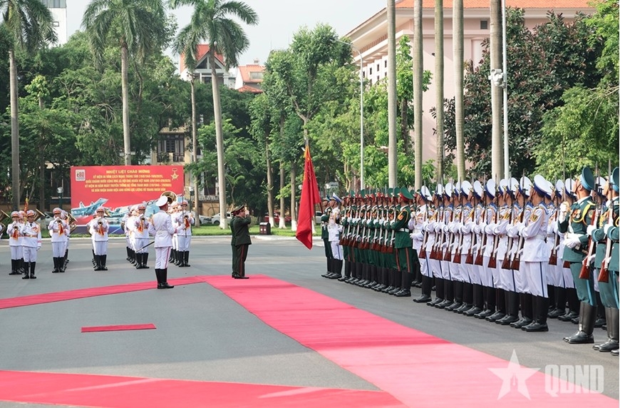 At the welcome ceremony