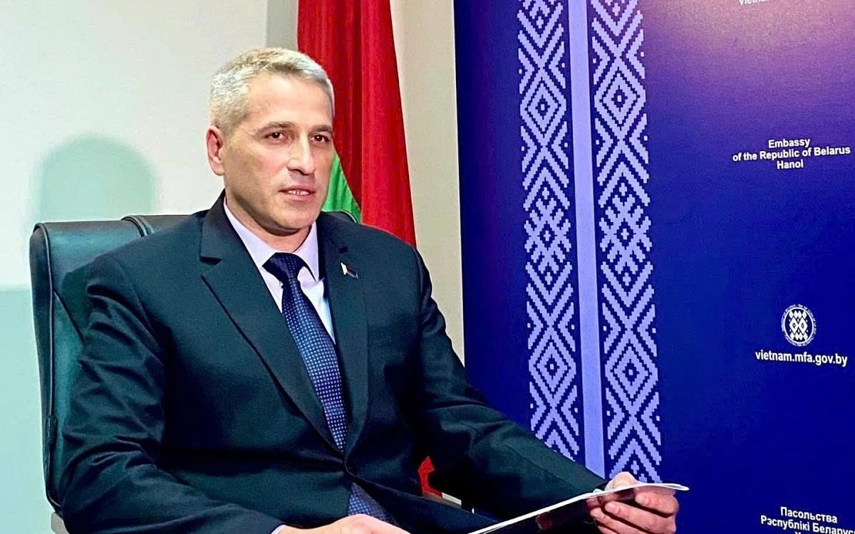Uladzimir Baravikou, Ambassador of Belarus to Vietnam. (Photo: Belarusian Embassy)