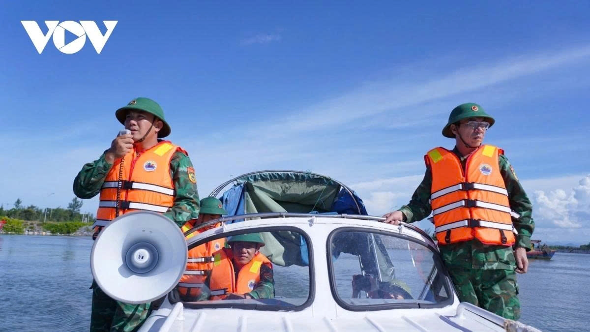 Border Guards in Quang Tri province have issued guidance for boats and vessels to anchor safely