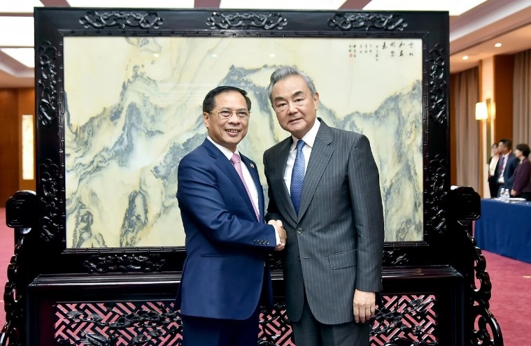 Deputy PM Bui Thanh Son and Chinese Foreign Minister
