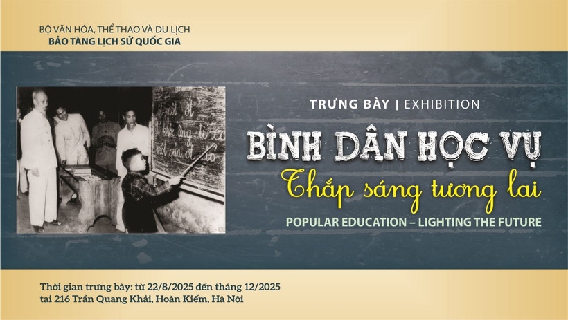 The exhibition spotlights Vietnam’s mass literacy drive on 80th National Day (Photo: baotanglichsu)