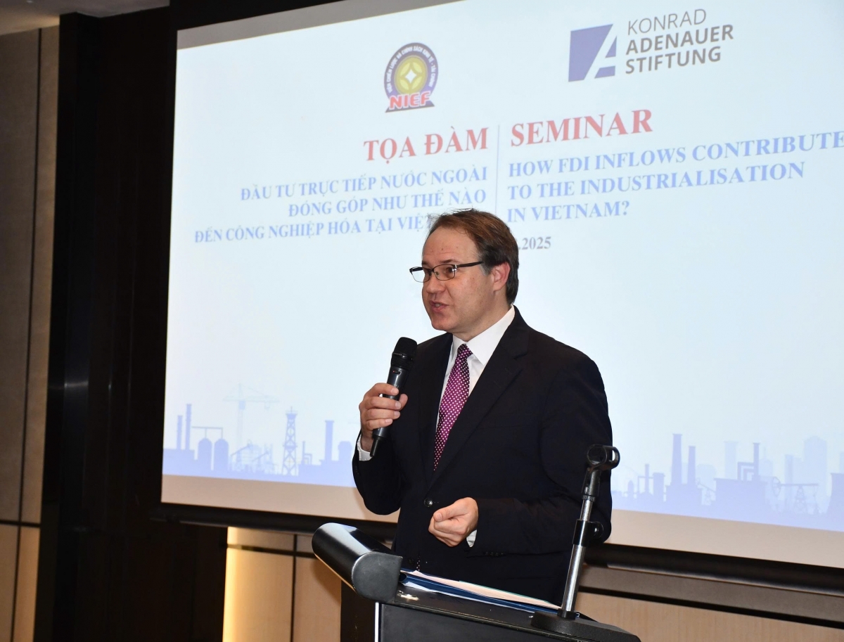 Resident Representative of KAS Vietnam Stefan Samse notes FDI has long served as a cornerstone of Vietnam’s economic reform and integration
