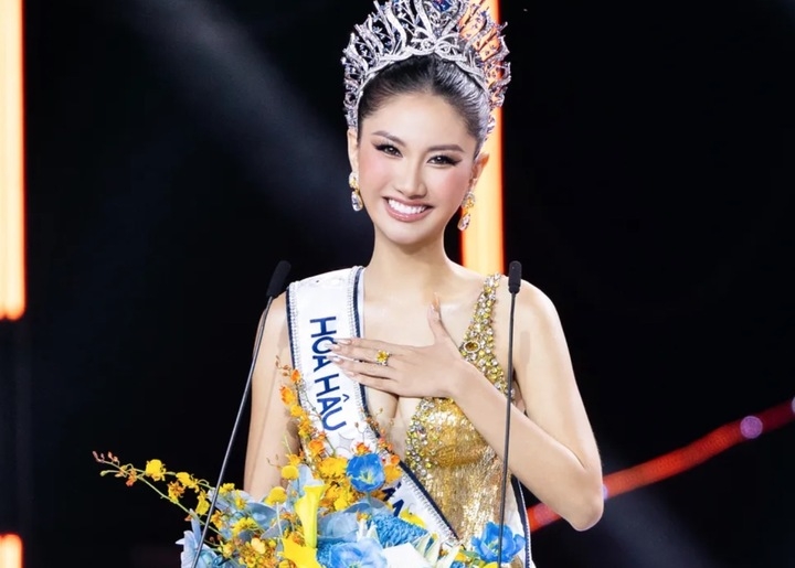 Nguyen Hoang Phuong Linh, Miss Cosmo Vietnam 2025 will represent Vietnam at Miss Cosmo 2025. (Photo: vtcnews.vn)