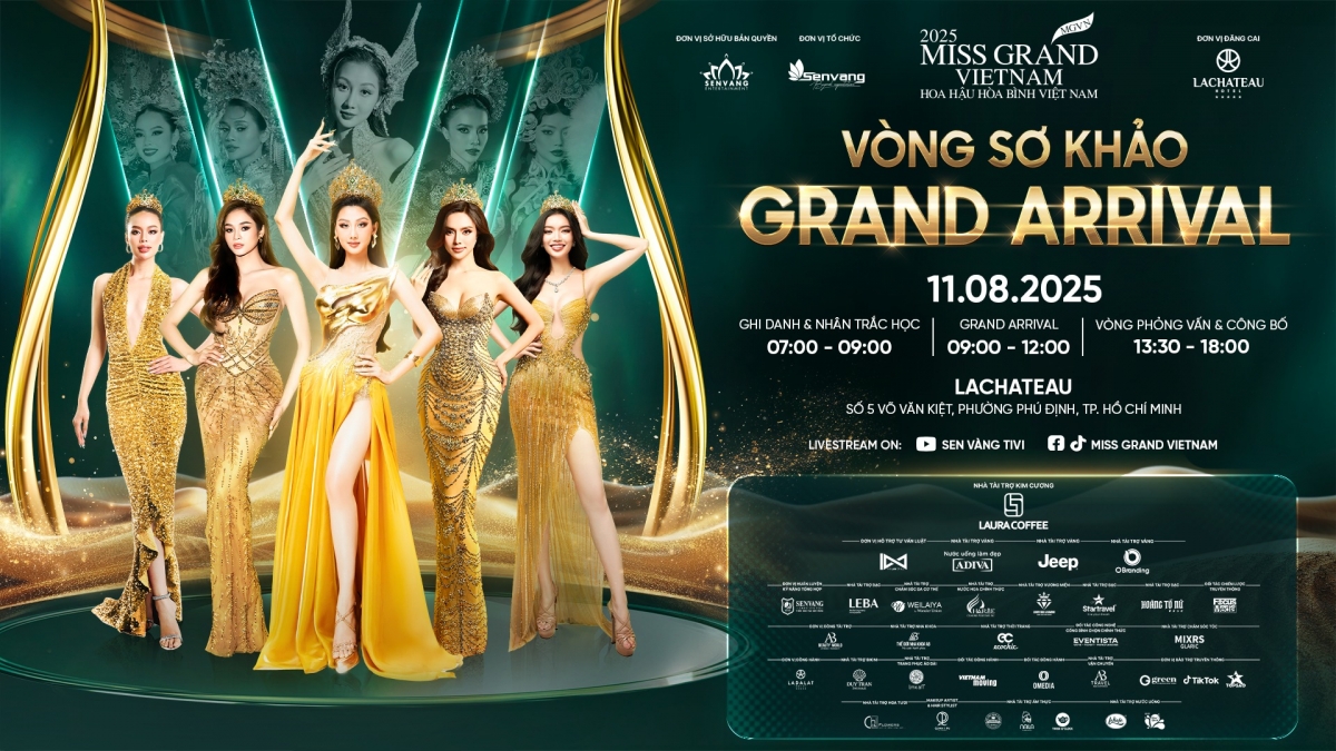 Miss Grand Vietnam 2025 is set to begin in mid-August. (Image source of the organisers)