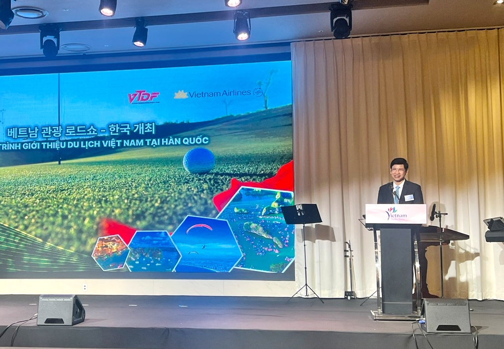 MoCST Deputy Minister Ho An Phong addresses the event (Photo: anninhthudo.vn)