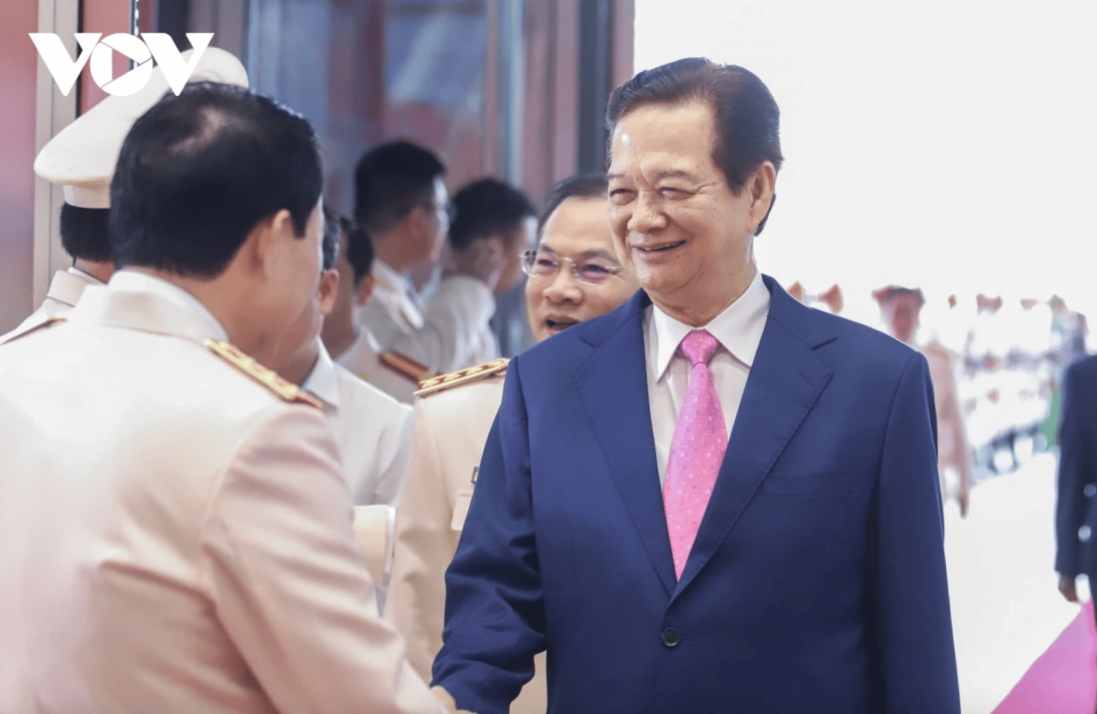 Former Prime Minister Nguyen Tan Dung at the ceremony