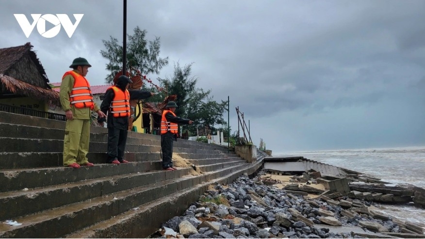 Task force inspects sections of coastal embankment at high risk of erosion
