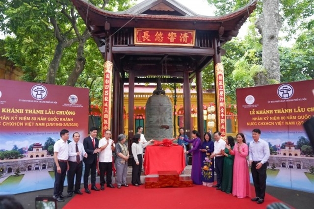 The Hanoi Handicraft and Village Association has officially handed over the restored structure to the Thang Long – Hanoi Heritage Conservation Centre. (Photo: cand.com.vn)