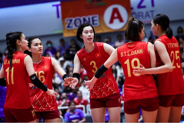 Vietnamese women’s volleyball team climbs to record-high world No. 24 
(Image source: Southeast Asia Volleyball Association-SAVA)