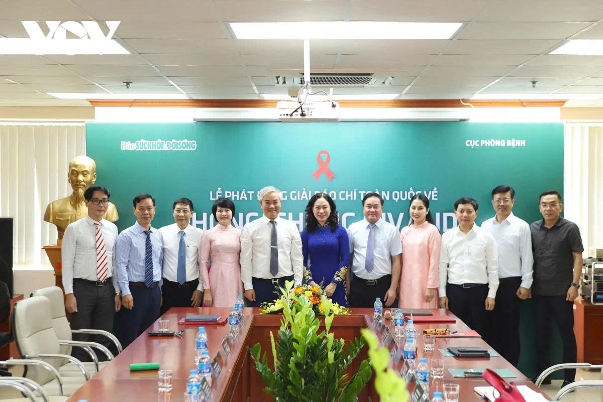 Delegates at the launch of the award in Hanoi on September 8