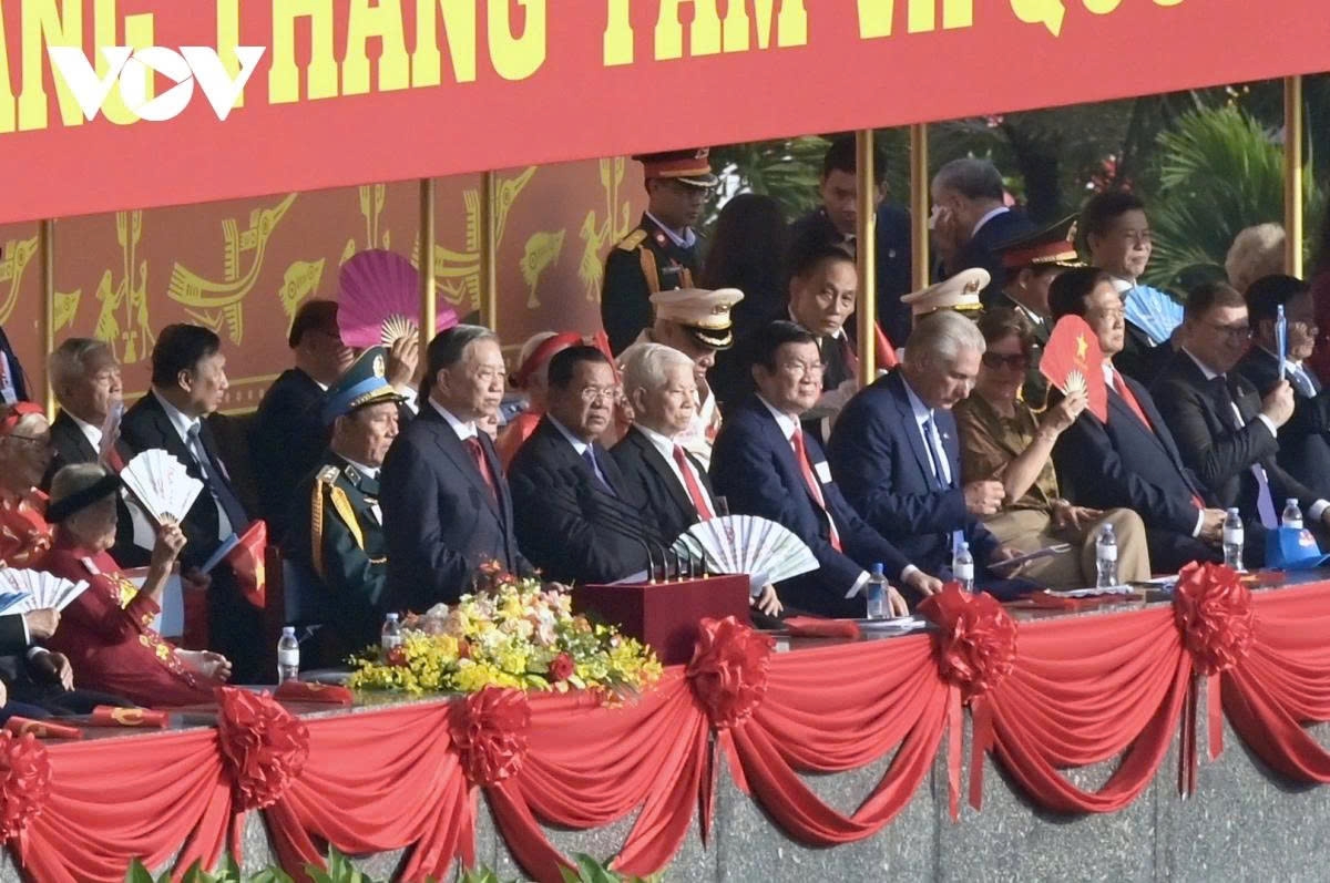 Party General Secretary To Lam attends the grand ceremony alongside other senior Party and State leaders of Vietnam, and foreign leaders.