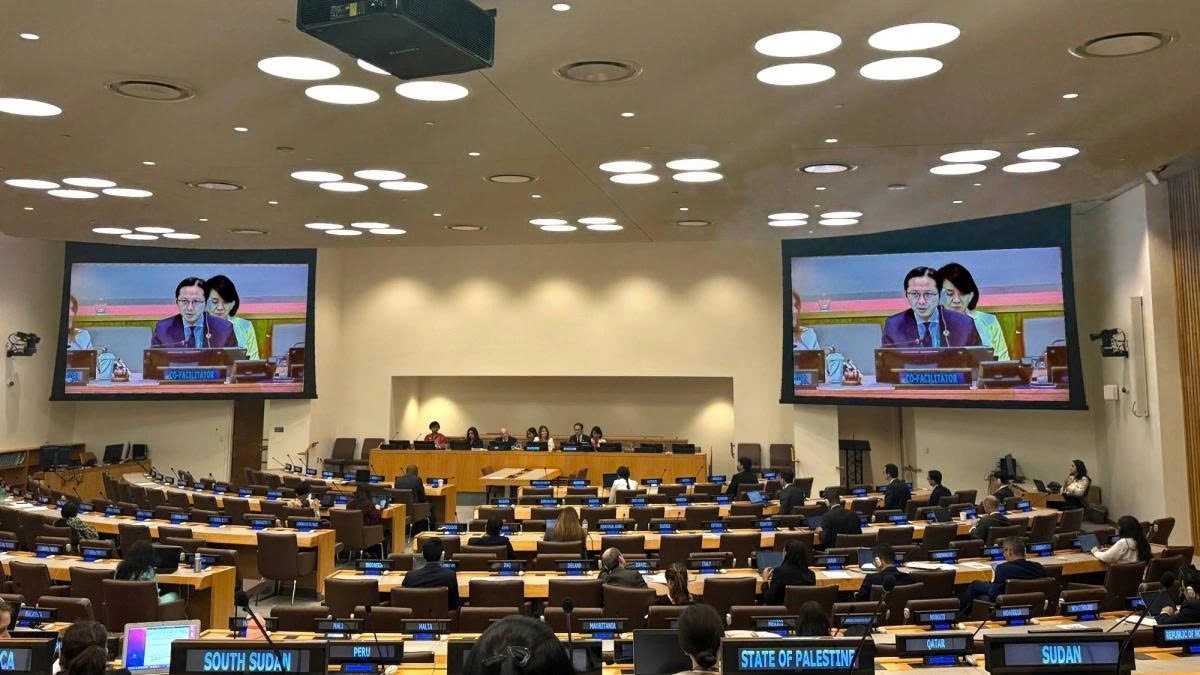 Ambassador Do Hung Viet, Permanent Representative of Vietnam to the UN, speaks at the UNGA High-Level Meeting on September 5