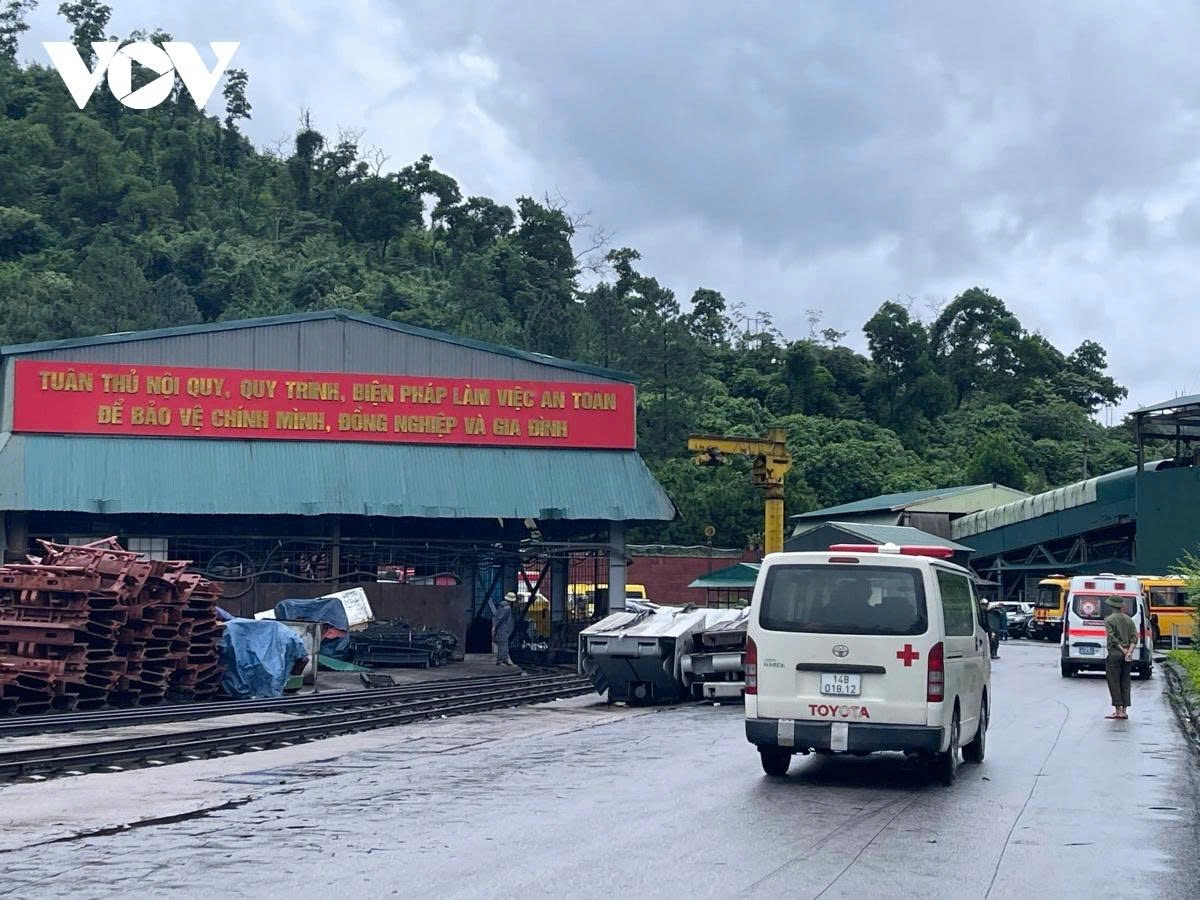 At the scene of the labour accident